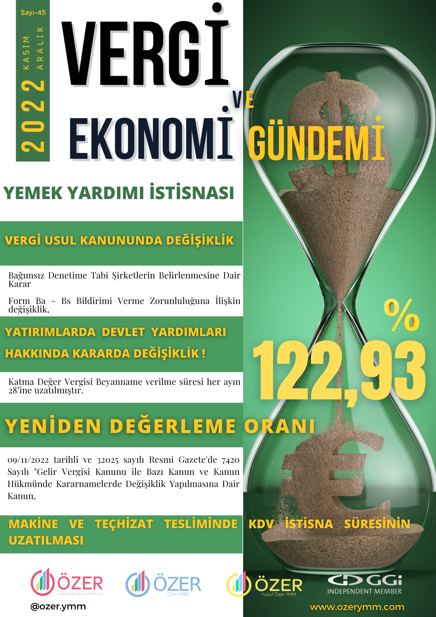 Ekonomi Gündemi Kasım Aralık