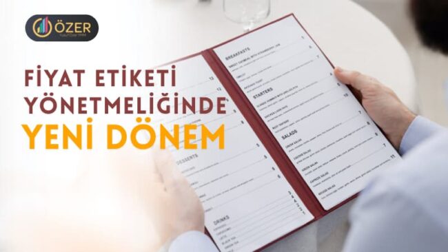 Fiyat Etiketi Yönetmeliğinde